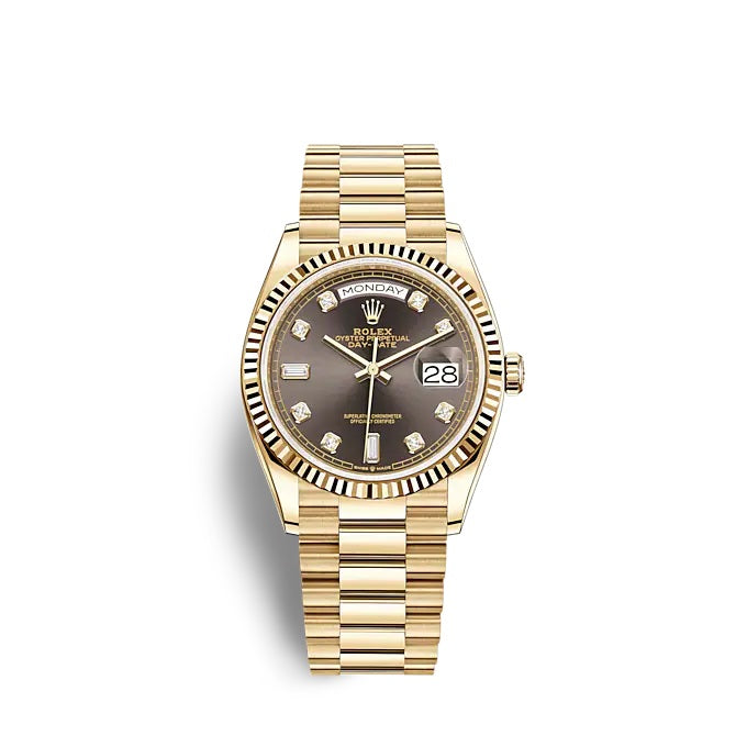 Day-Date 36 Yellow gold Ref# 128238-0022