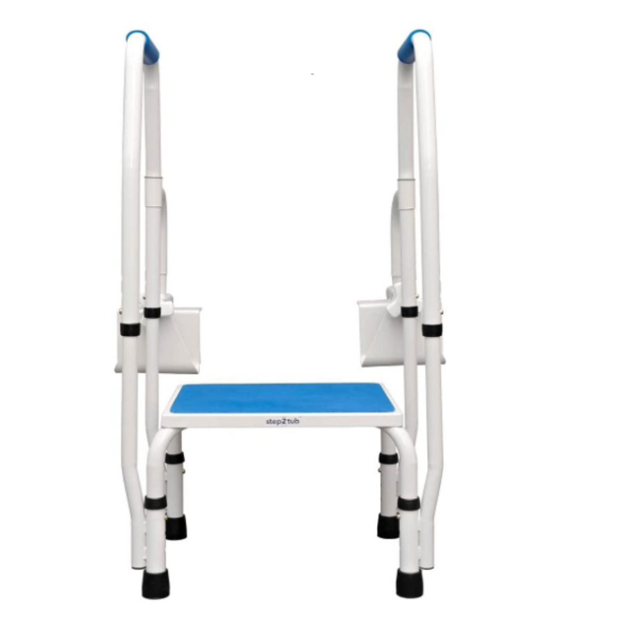 Step2Health Bathtub Step2Tub Stepping Stool with Fall Prevention Handles