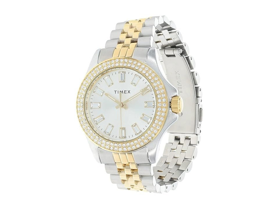 Timex Kaia Women's Two-Tone Crystal Bezel Watch, 38 mm – view 3