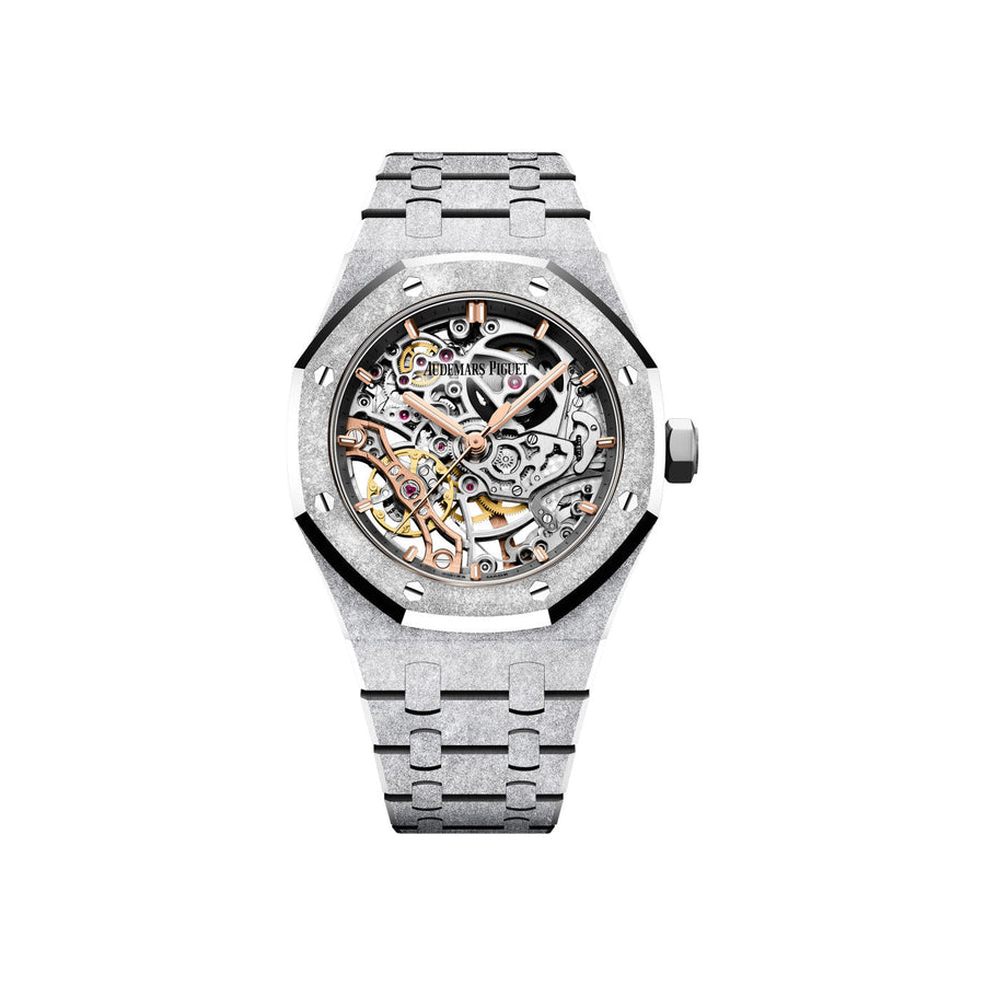 Royal Oak DOUBLE BALANCE WHEEL OPENWORKED Ref# 15466BC.GG.1259BC.01