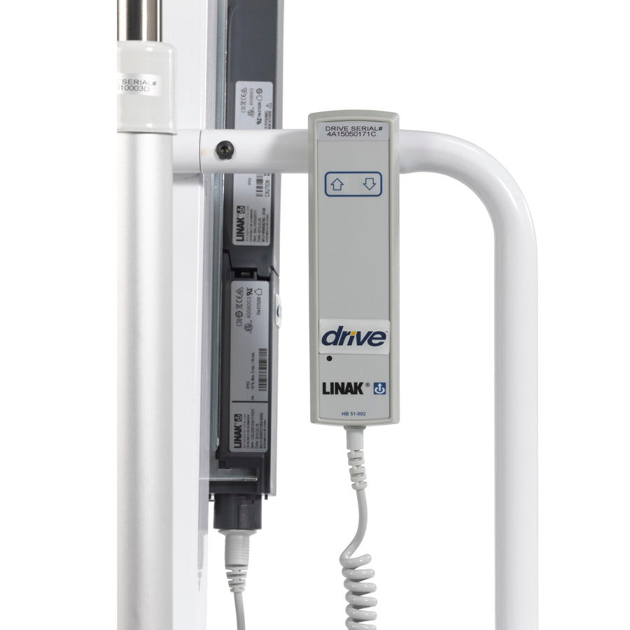Battery Powered Electric Patient Lift with Rechargeable and Removable Battery, No Wall Mount
