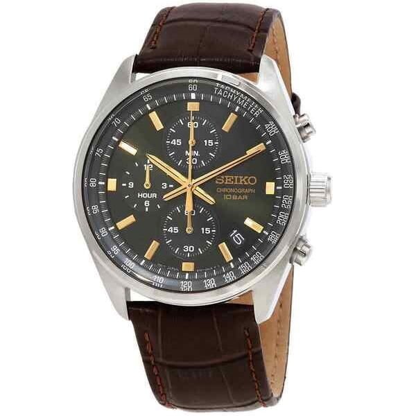 Seiko Chronograph Quartz SSB385 SSB385P1 SSB385P 100M Men's Watch