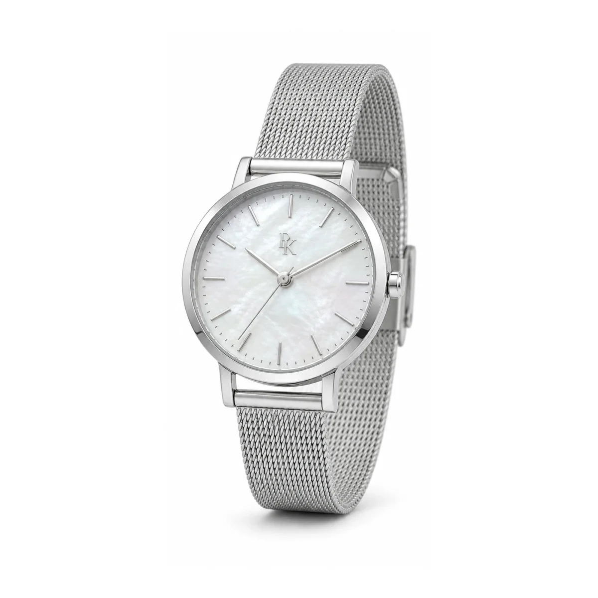 rk-atl-34-opl-msh-front Jouelanity Atelier 34mm Opal Mesh Watch - Image 2