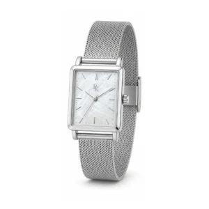 Jouelanity Deco 30mm Pearl Mesh Square Watch