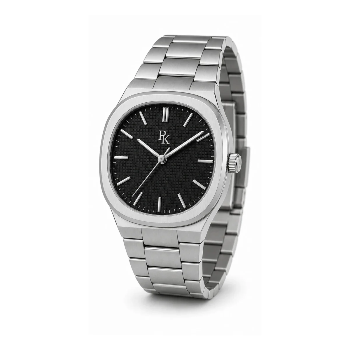 rk-ech-40-blk-stl-strap Jouelanity Echelon 40mm Black Integrated Bracelet Watch - Image 5