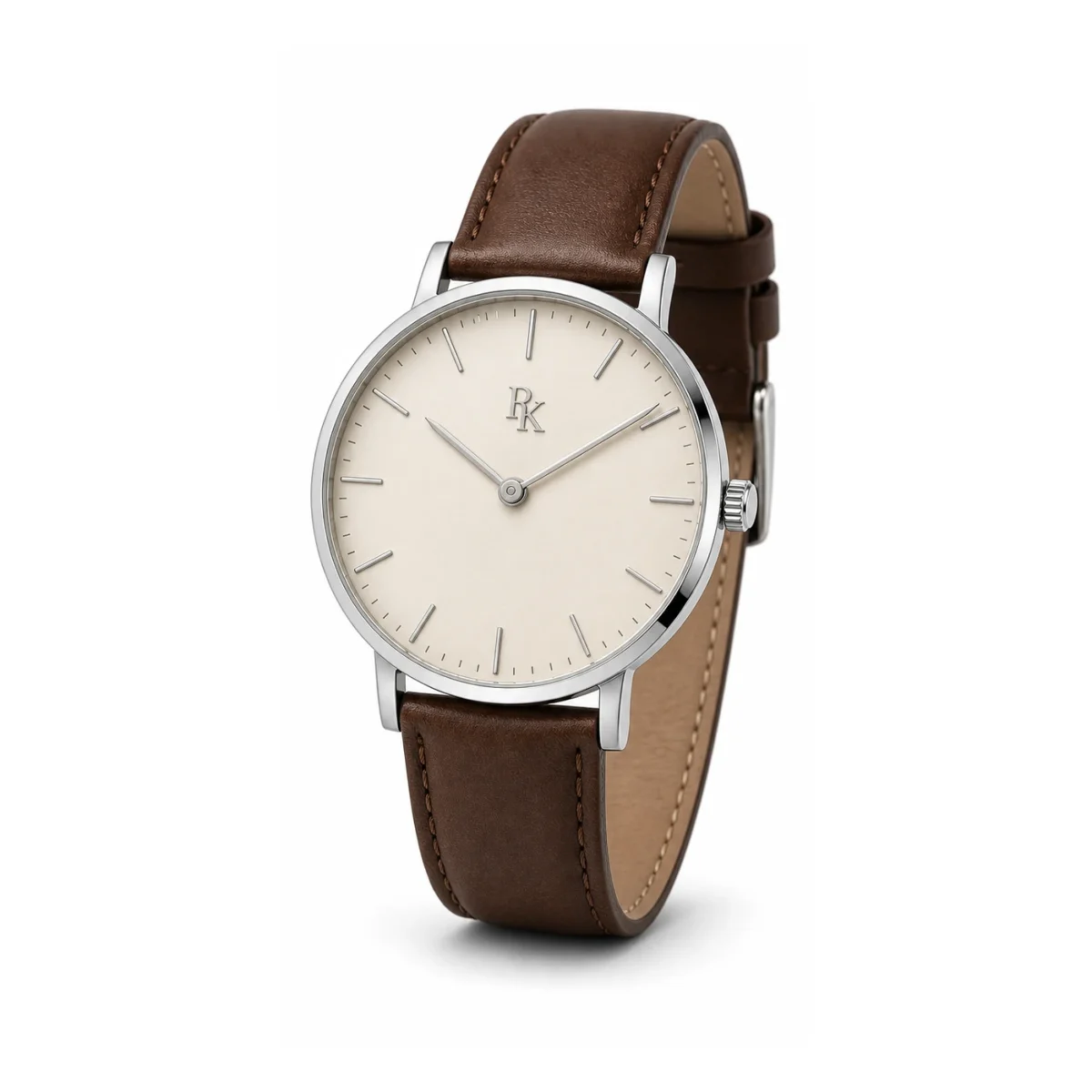 rk-min-39-ivy-brn-side-detail Jouelanity Minima 39mm Ivory Brown Minimalist Watch - Image 4
