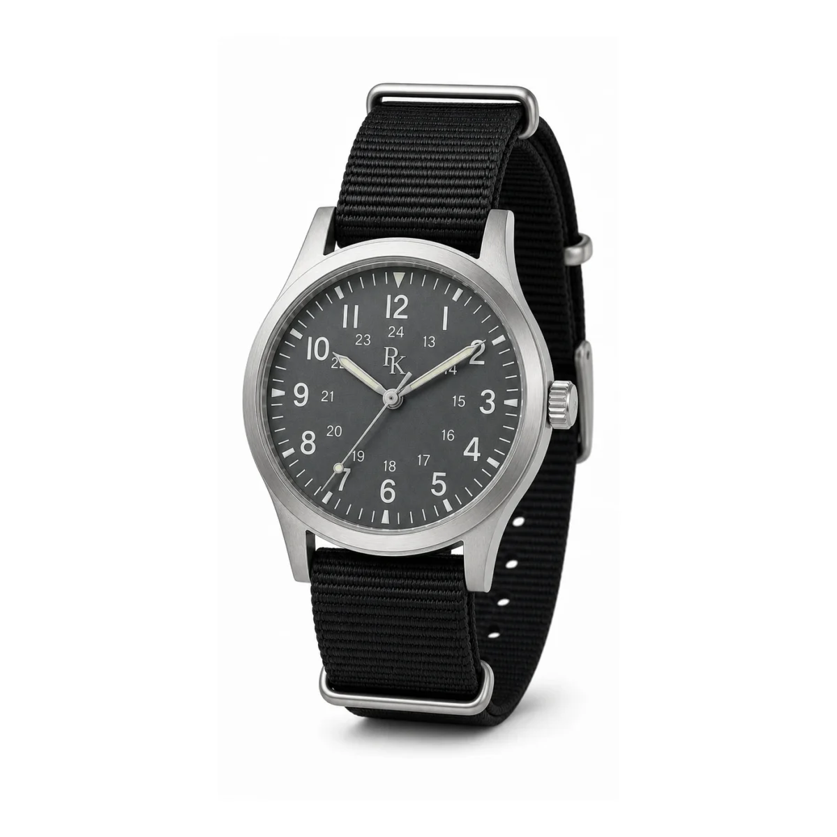 rk-nmd-40-slt-nyl-main Jouelanity Nomad 40mm Slate Nylon Field Watch