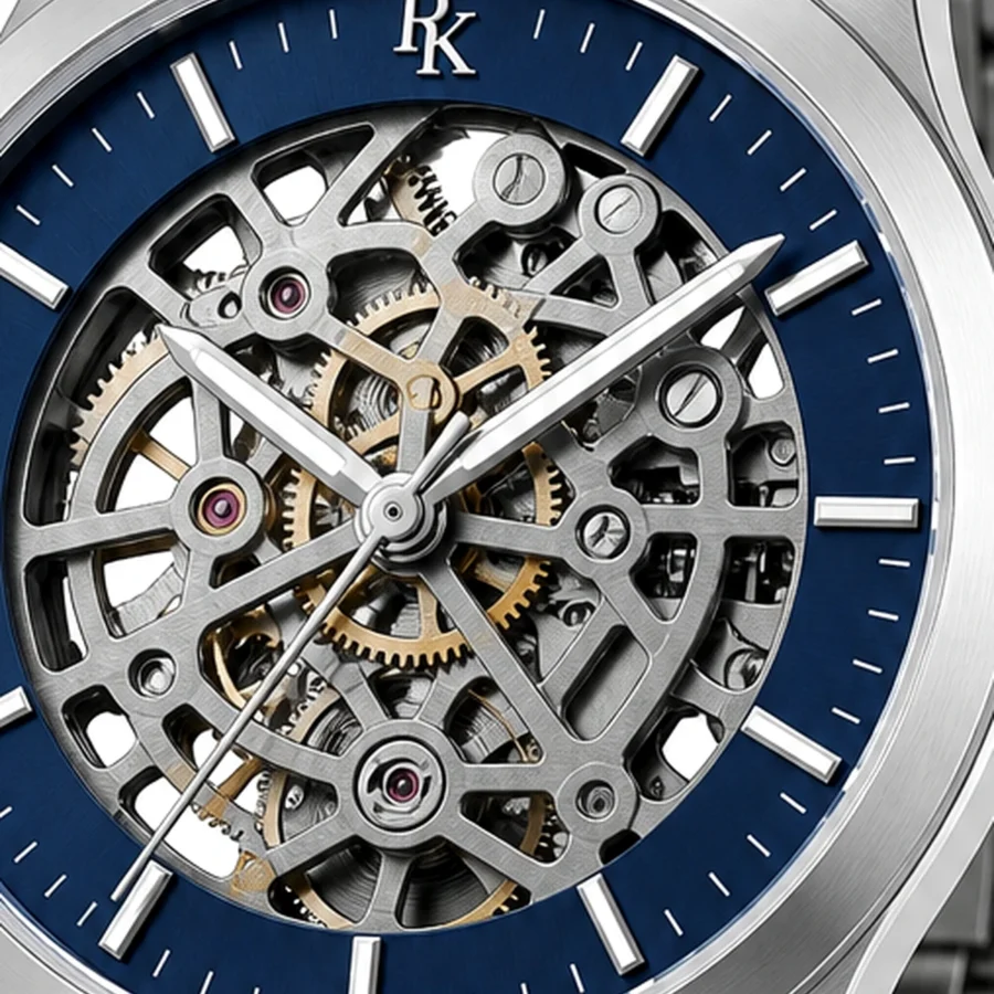 rk-vlt-42-blu-skl-macro-dial Jouelanity Vault 42mm Blue Skeleton Watch - Image 6