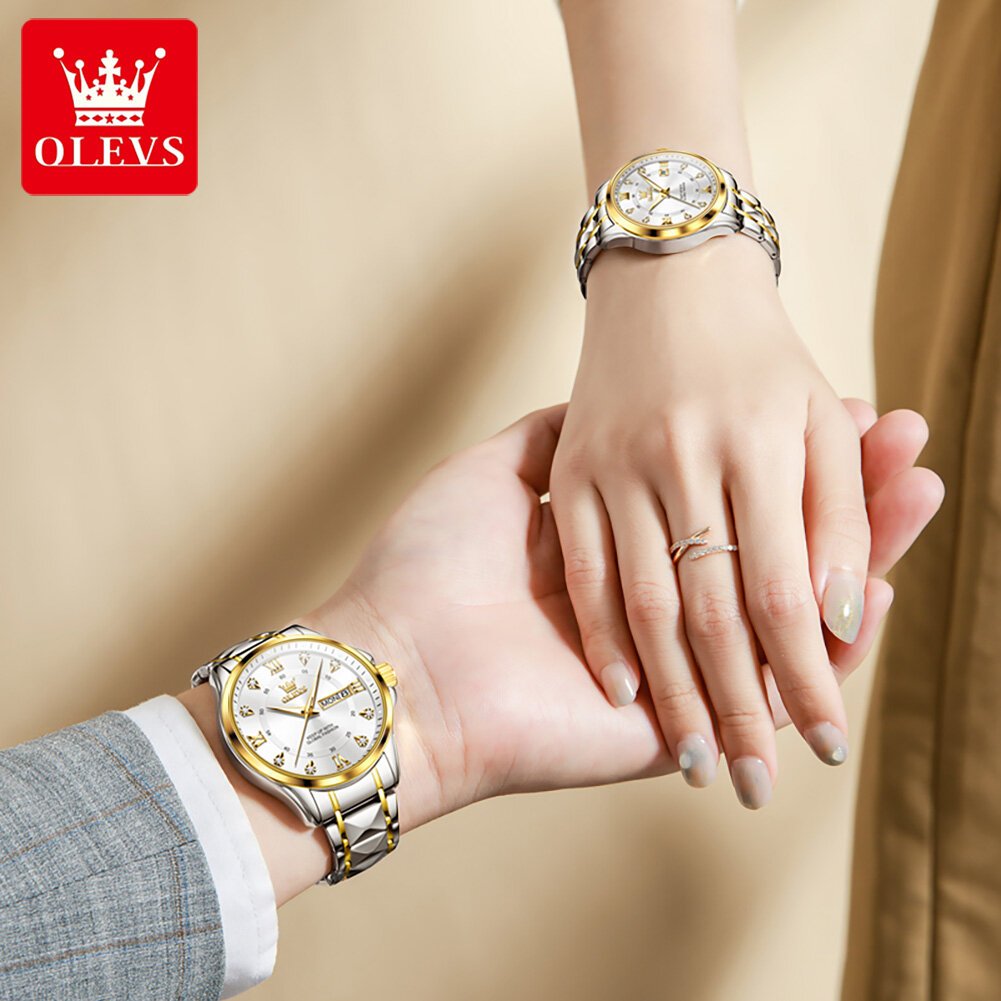 olevs 2906 couple watch original roman scale diamond dial luxury quartz watch for men women rhombus strap waterproof hand clock olevs 2906 couple watch original roman scale diamond dial luxury quartz watch for men women rhombus strap waterproof hand clock