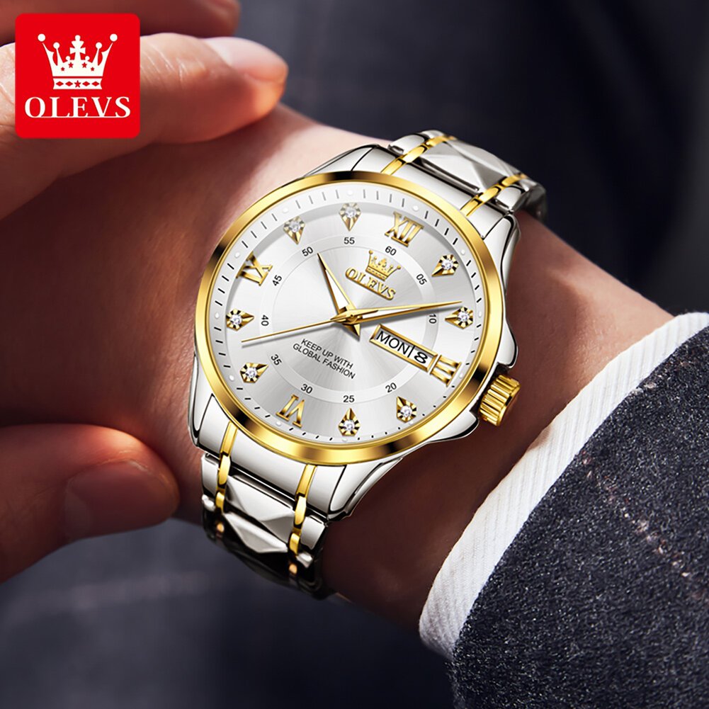 olevs 2906 couple watch original roman scale diamond dial luxury quartz watch for men women rhombus strap waterproof hand clock olevs 2906 couple watch original roman scale diamond dial luxury quartz watch for men women rhombus strap waterproof hand clock