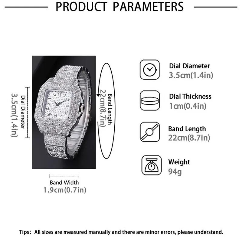 luxury diamond men women watches gold watch ladies wrist watch luxury rhinestone unisex bracelet watches female clock 2024 new luxury diamond men women watches gold watch ladies wrist watch luxury rhinestone unisex bracelet watches female clock 2024 new