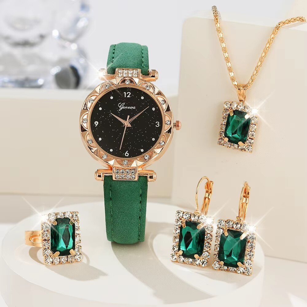 womens watches 5pcs set luxury rhinestone women fashion elegant wristwatch quartz watch for girl wristwatch bracelet gift womens watches 5pcs set luxury rhinestone women fashion elegant wristwatch quartz watch for girl wristwatch bracelet gift