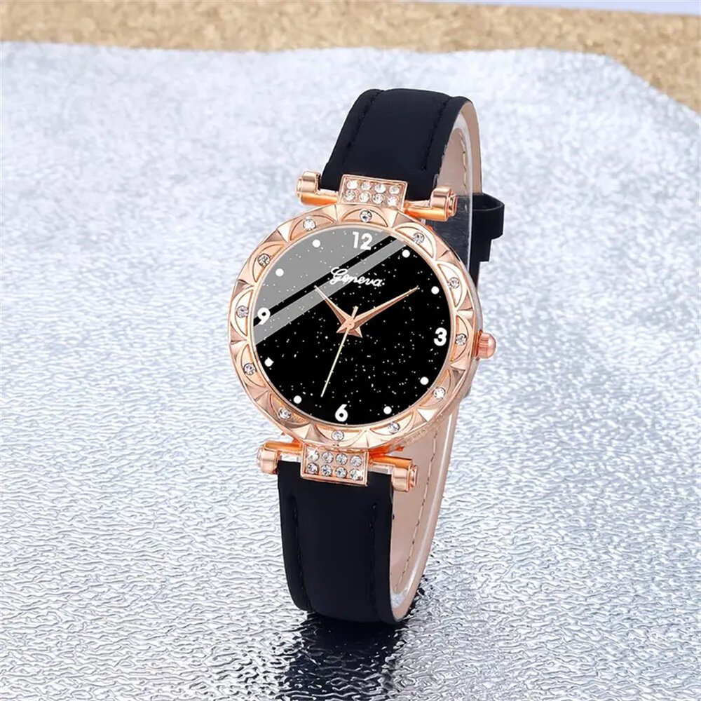 womens watches 5pcs set luxury rhinestone women fashion elegant wristwatch quartz watch for girl wristwatch bracelet gift womens watches 5pcs set luxury rhinestone women fashion elegant wristwatch quartz watch for girl wristwatch bracelet gift