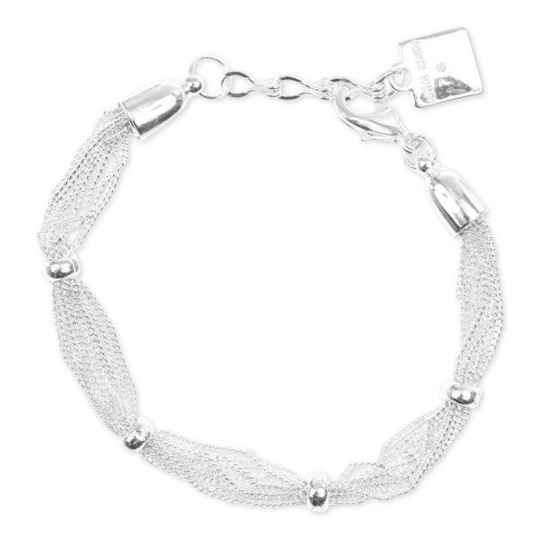 Anne Klein Silver-Tone Chain Bracelet, 25-Inch Length