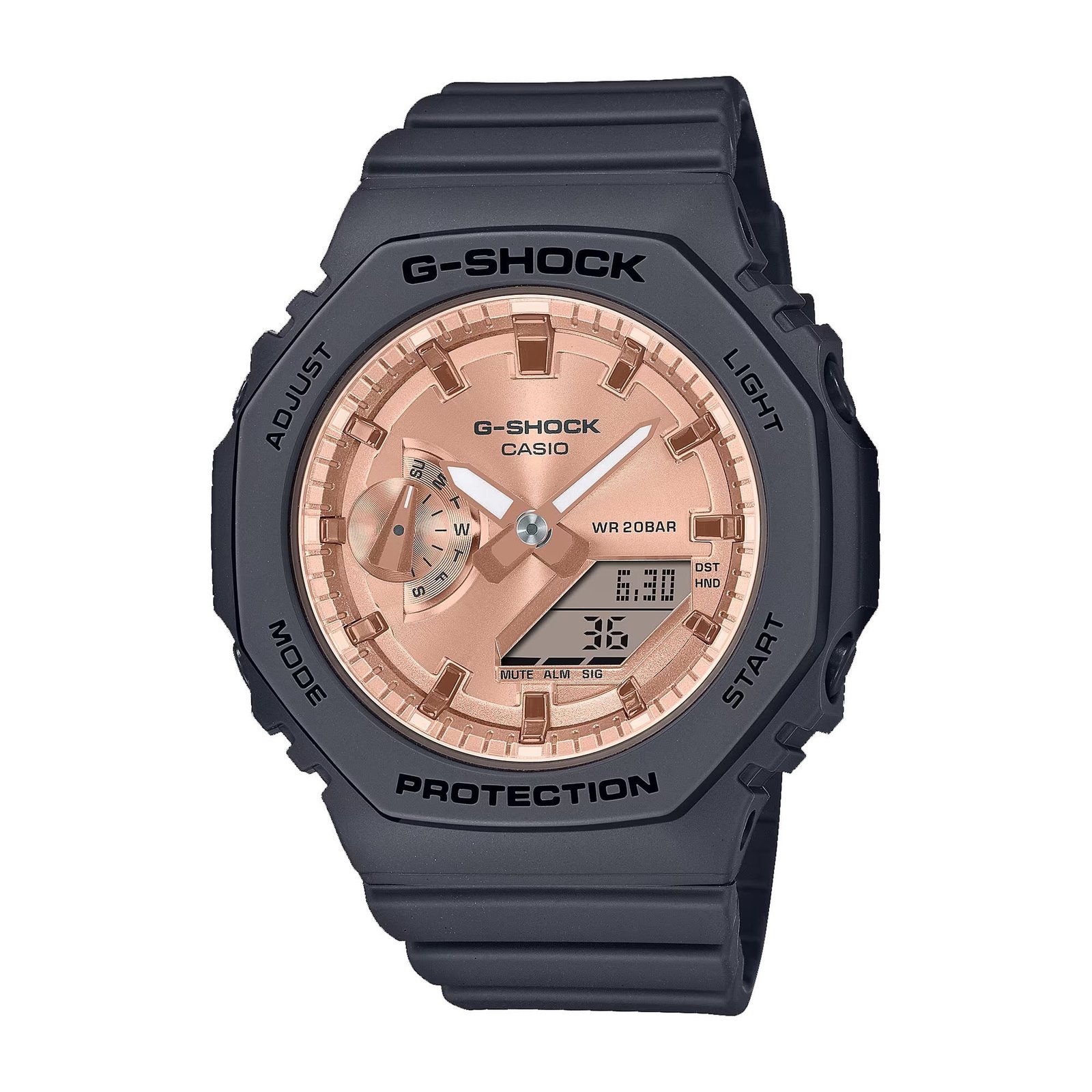 Casio G-Shock GMA-S2100 Analog-Digital Watch, Rose Gold