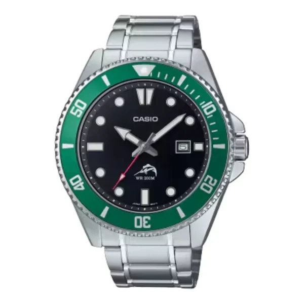 Casio Men's Dive-Style Stainless Steel Sport Watch - MDV-106DD-1A3VCF