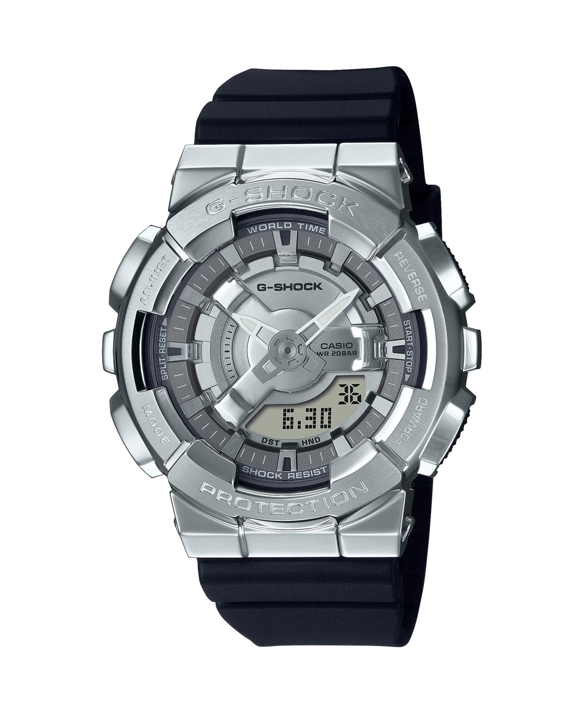 Casio Women's Casio G-Shock GM-S110 Steel Analog Digital Watch GMS110-1A