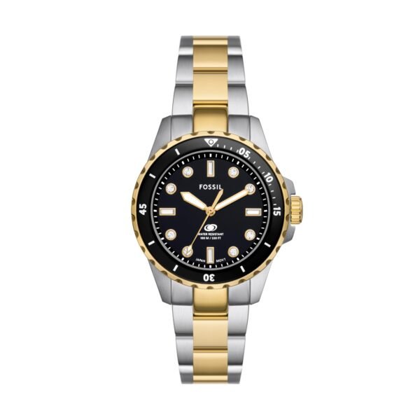 Fossil Blue Dive Women's Three-Hand Two-Tone Watch ES5349