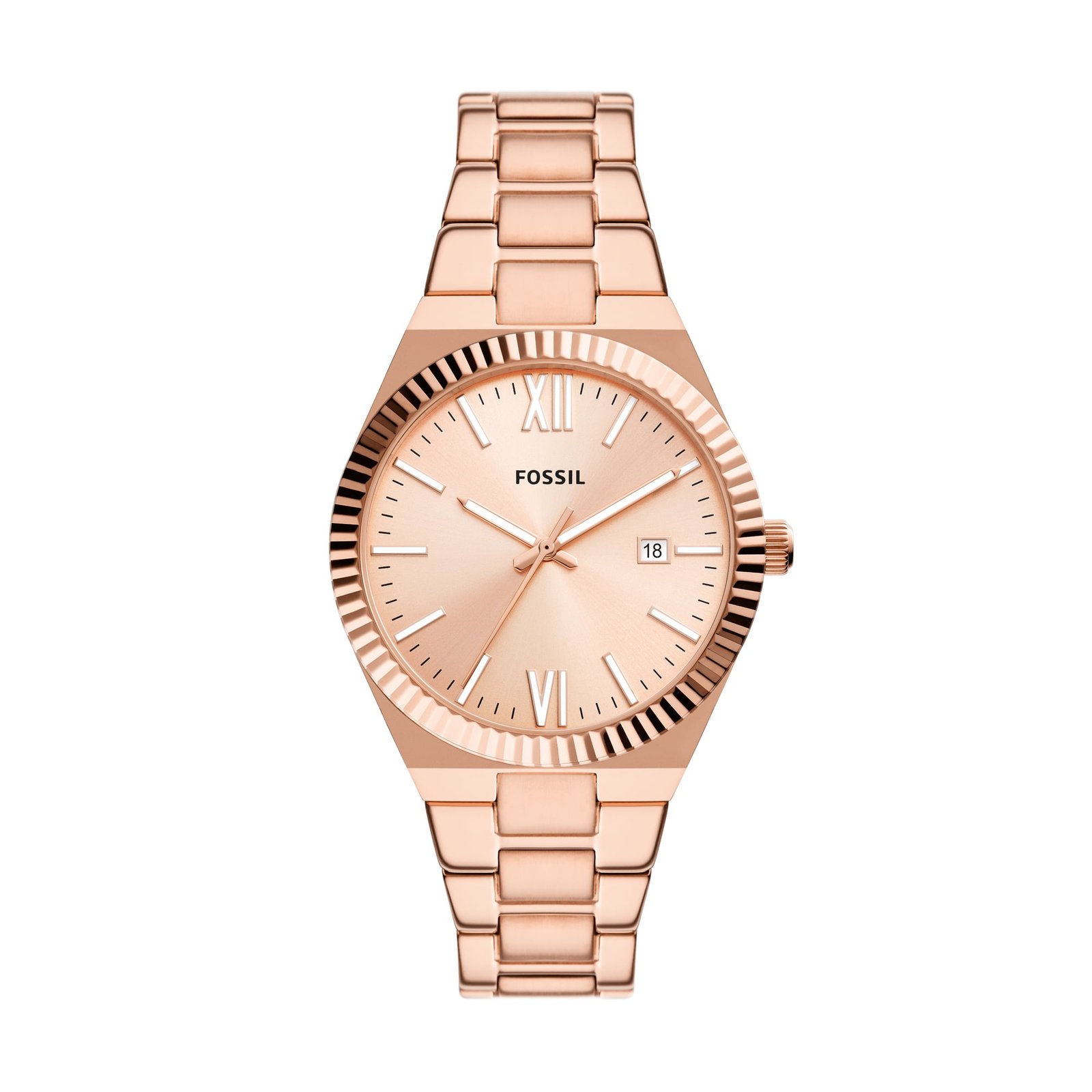 Fossil Scarlette Women's Watch, 38 mm Gold-Tone Steel
