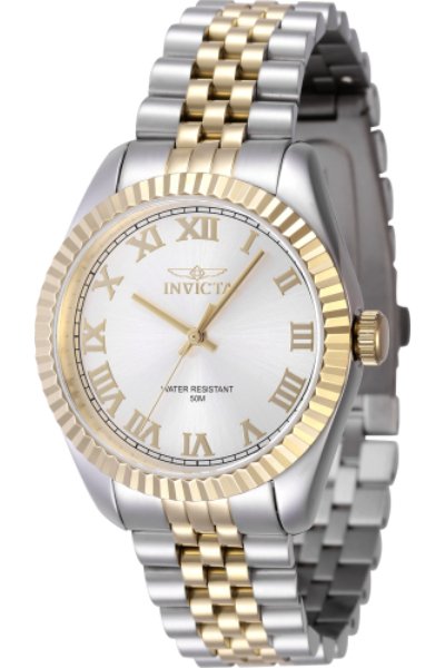 Invicta 47414 Women's Specialty Silver Yellow Gold Bracelet Watch