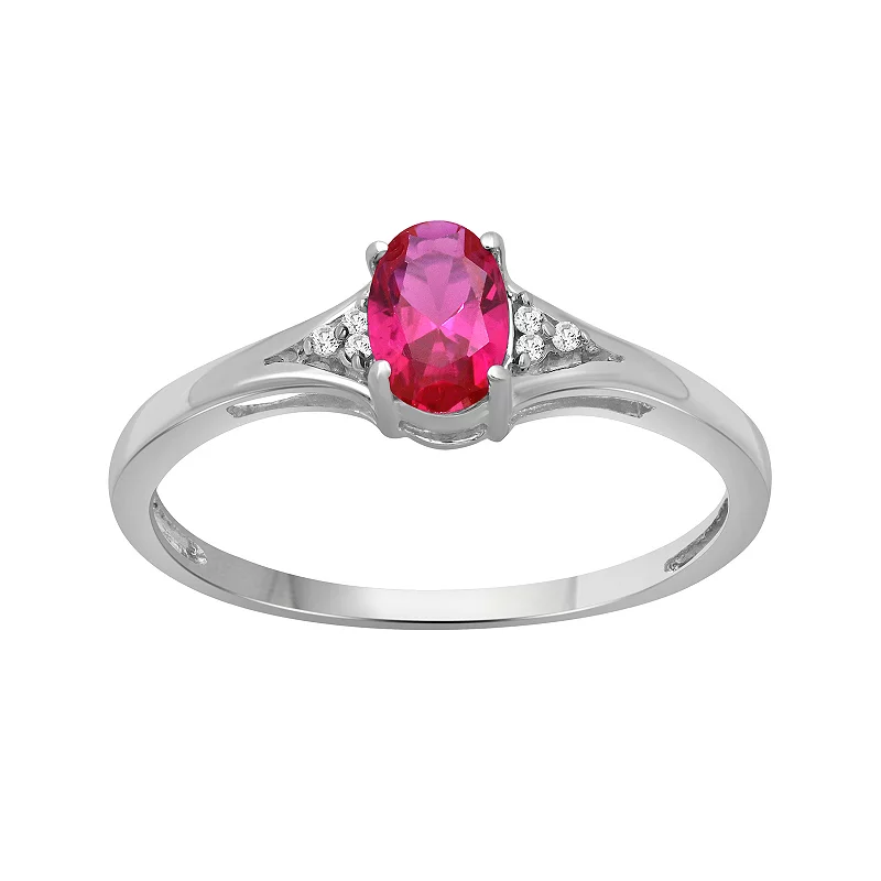 JEWELEXCESS Assorted Gemstone Ring Birthstone Jewelry – Sterling Silver Ring Jew