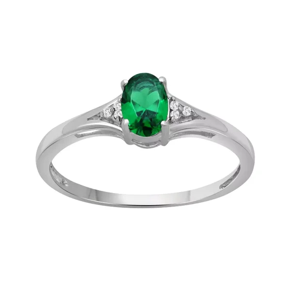 JEWELEXCESS Assorted Gemstone Ring Birthstone Jewelry – Sterling Silver Ring Jewelry with