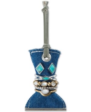 Lucky Brand Silver-Tone & Gold-Tone Imitation Turquoise Earring and Ring Set