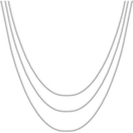 PAVOI 14K Gold Plated 925 Sterling Silver Necklace for Women Box
