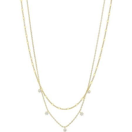 PAVOI 14K Gold Plated Chain Necklace for Women