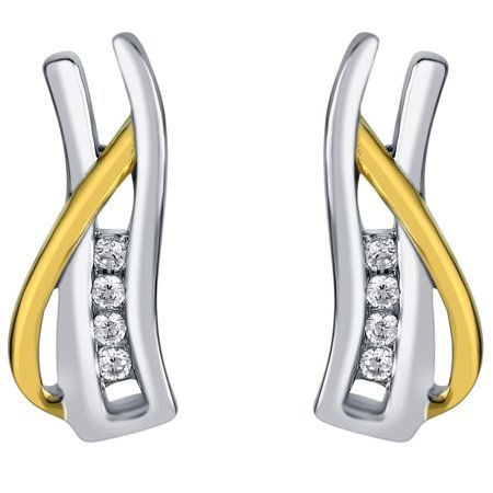 Peora 925 Sterling Silver Ribboned Bar Earrings for Women Hypoallergenic Fine J