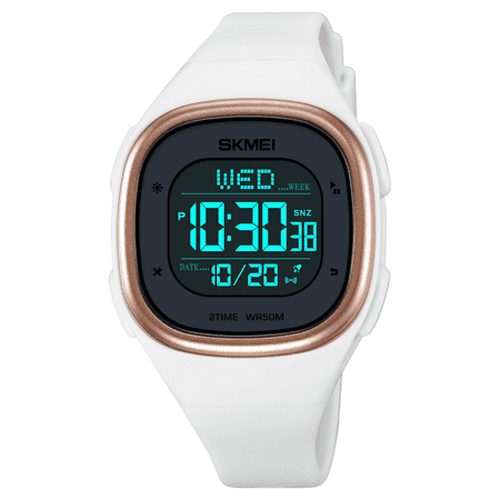 SKMEI Men's Digital Watch Waterproof Wrist Watch for Women Sport Watch with Stopwatch