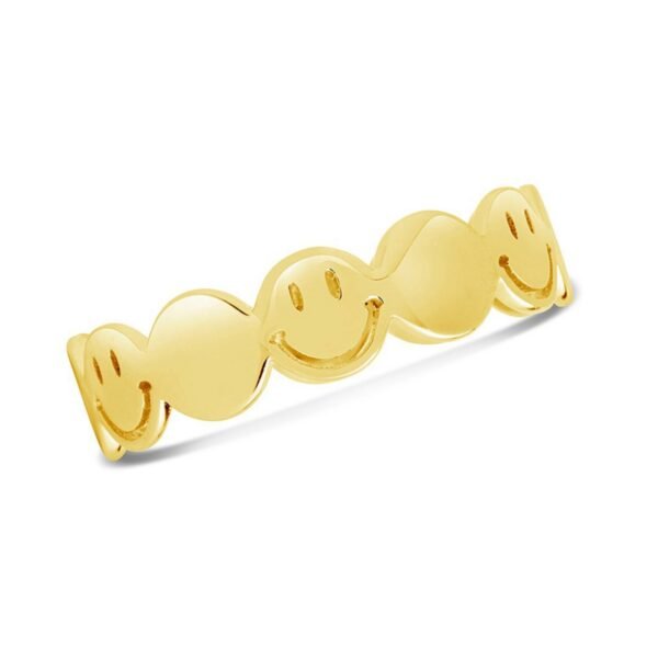 Sterling Forever Sterling Silver Smile Ring
