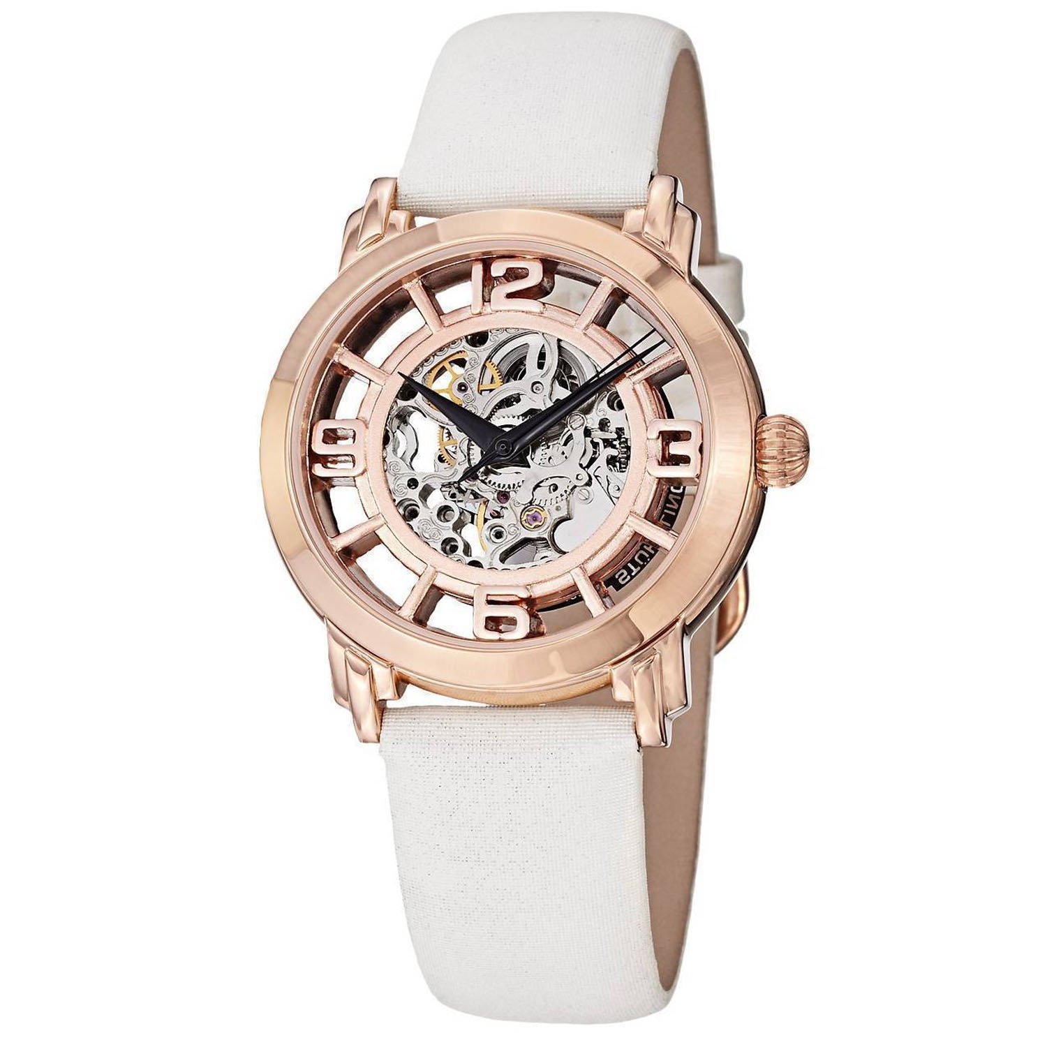 Stuhrling Original Legacy Women's Rose Gold-Tone Skeleton Watch – view 2