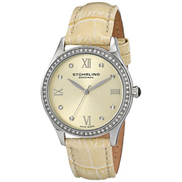 Stuhrling Original Vogue 431.03 Leather Strap Watch