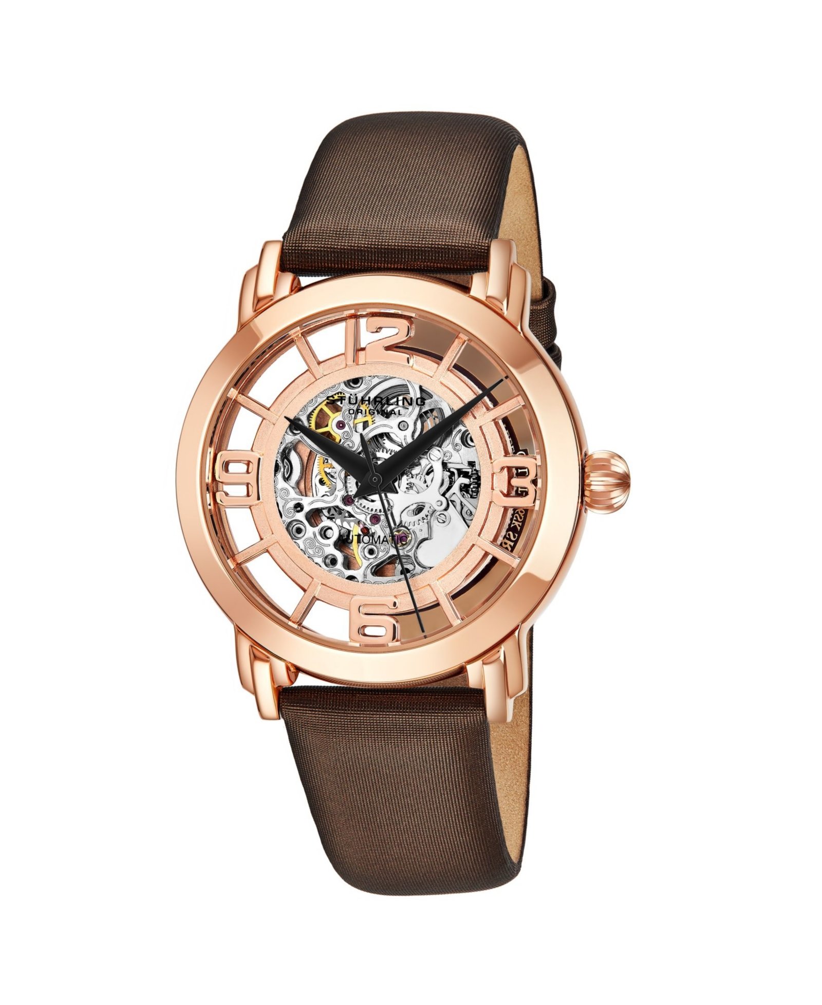Stuhrling Original Women's Automatic Watch, Rose Gold Tone
